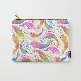 Rainbow Narwhals  Carry-All Pouch