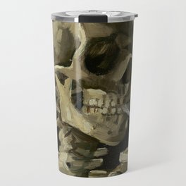 Van Gogh - Head of a skeleton with a burning cigarette Travel Mug