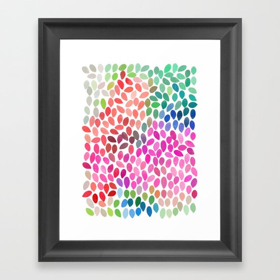 rain 5 Framed Art Print