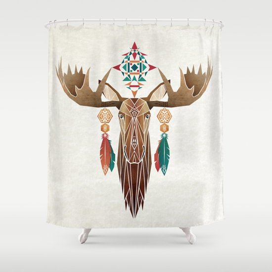 moose Shower Curtain