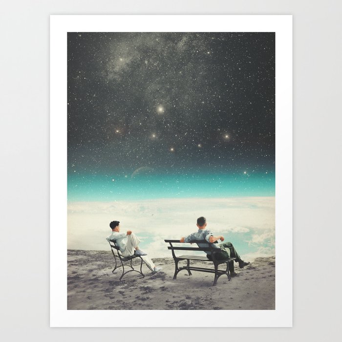 You Were There, in my Deepest Silence Art Print by Frank Moth | Society6