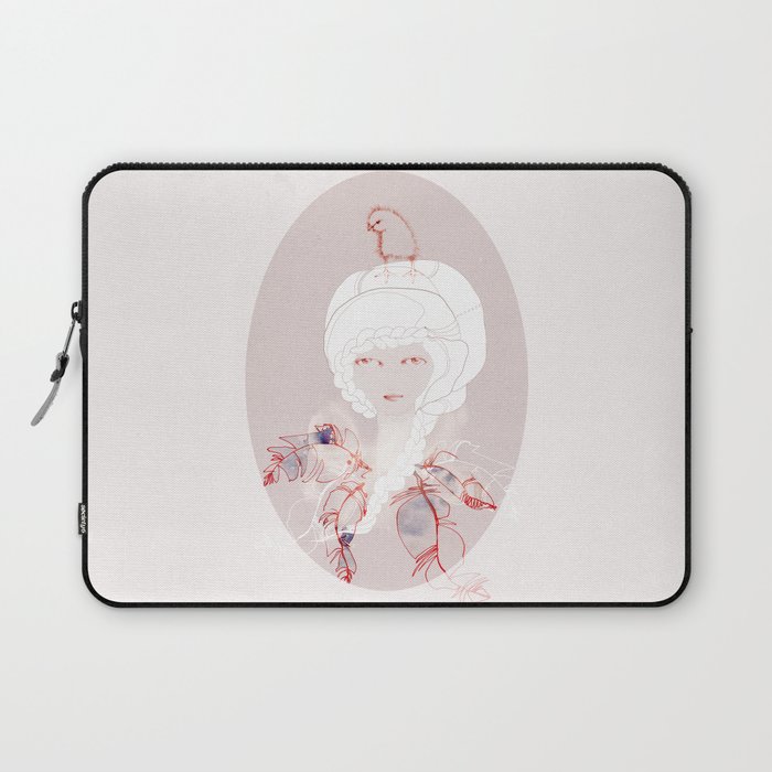 Portrait with Chick Laptop Sleeve