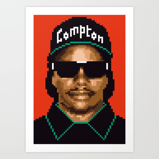 Compton city G Art Print