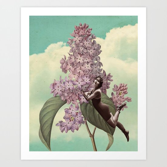 She Loves Me? She Loves Me Not! Art Print