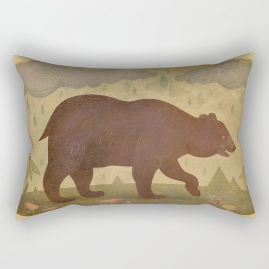 American black bear Rectangular Pillow