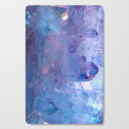 Purple Crystal Geode Cutting Board