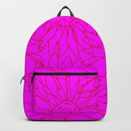 Pink Sunflowers Backpack
