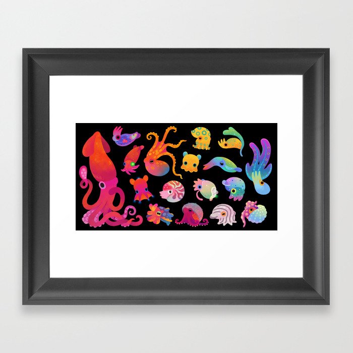 Cephalopod Framed Art Print