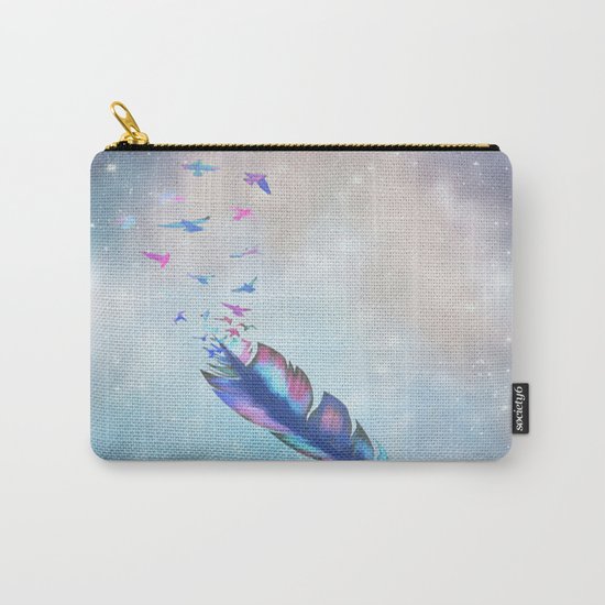 Feathered birds Carry-All Pouch
