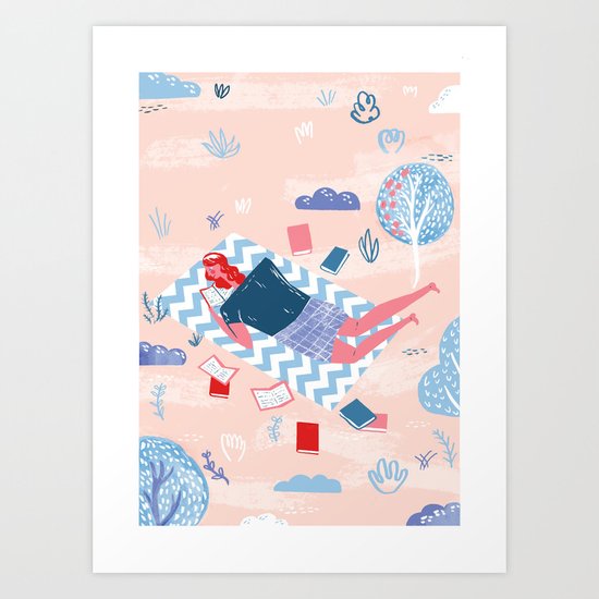 I have always imagined that Paradise will be a kind of library - Borges Art Print