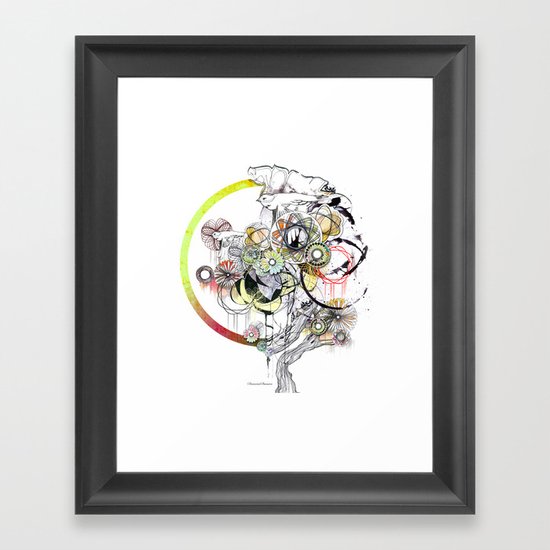 bouquet 3 Framed Art Print