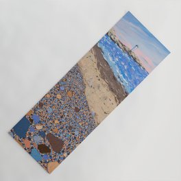 Seaside Popples with Lighthouse Yoga Mat