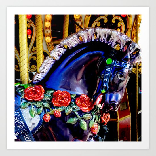 Carousel Art Print