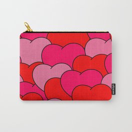 True Love - Bright Doodle Hearts  Carry-All Pouch