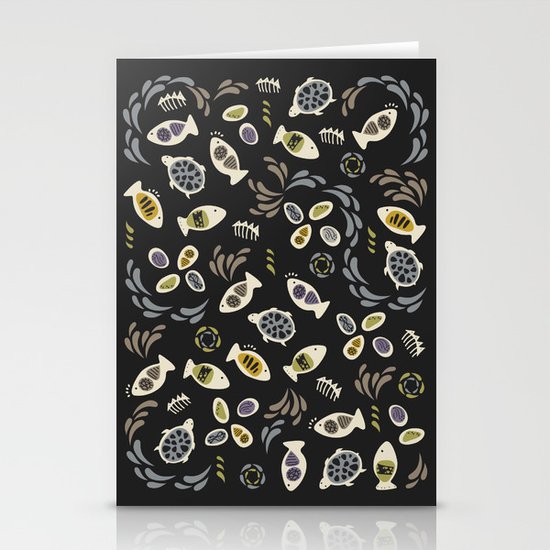 Fish Tales Stationery Cards