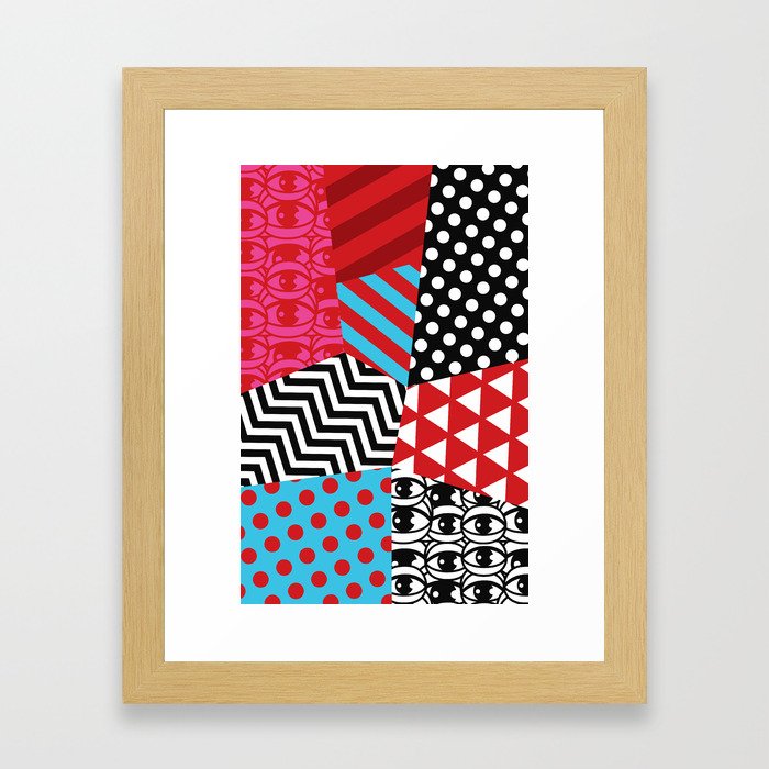 pattern bonanza Framed Art Print