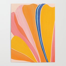 Bloom Abstract Floral Poster