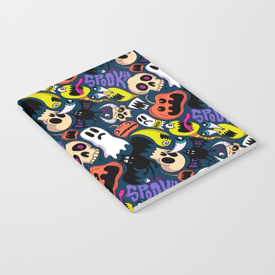 Spooky Pattern Notebook