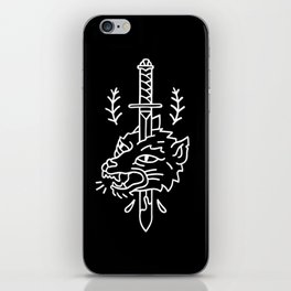 Into the Mouth of the Wolf iPhone Skin