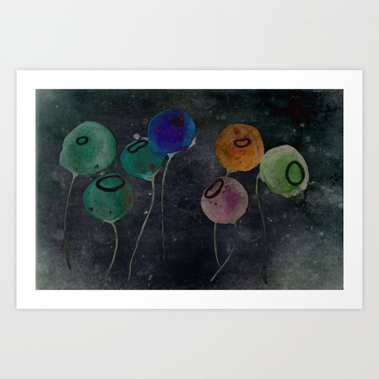 Dark Heart Art Print