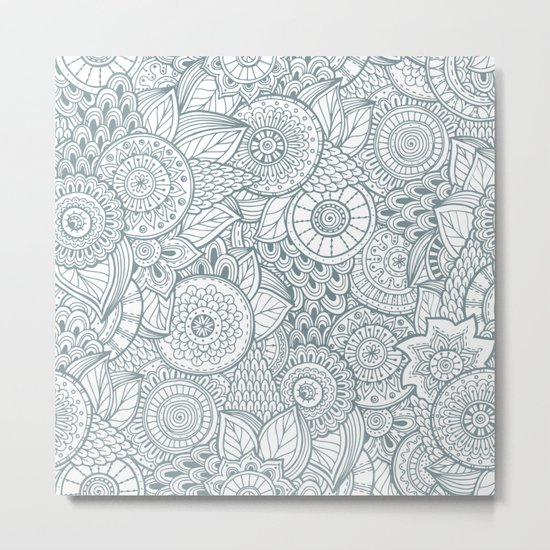 Pattern flower Metal Print