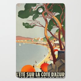 Vintage poster - Cote D'Azur, France Cutting Board