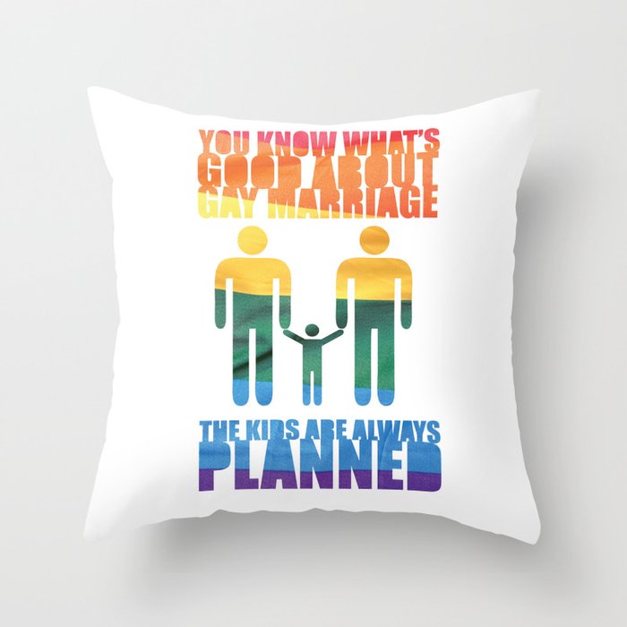 LGBT Parenting 2 Throw Pillow