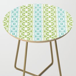 Abstract Fascade Pattern Artwork 04 Color 1  Side Table