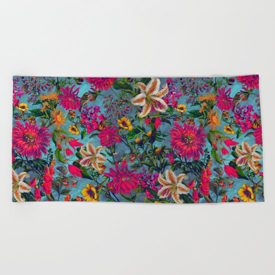 SUMMER GARDEN II Beach Towel