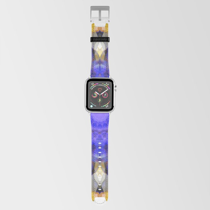 Purple Royalty Mandala - Purple And Gold Art Apple Watch Band