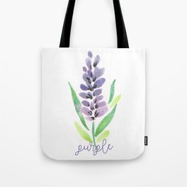 Purple flowers Tote Bag