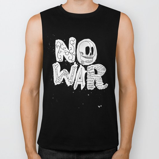 No War Biker Tank