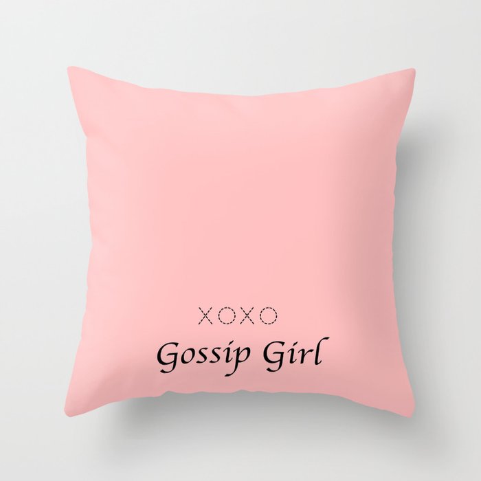 XOXO Gossip Girl - tvshow Throw Pillow