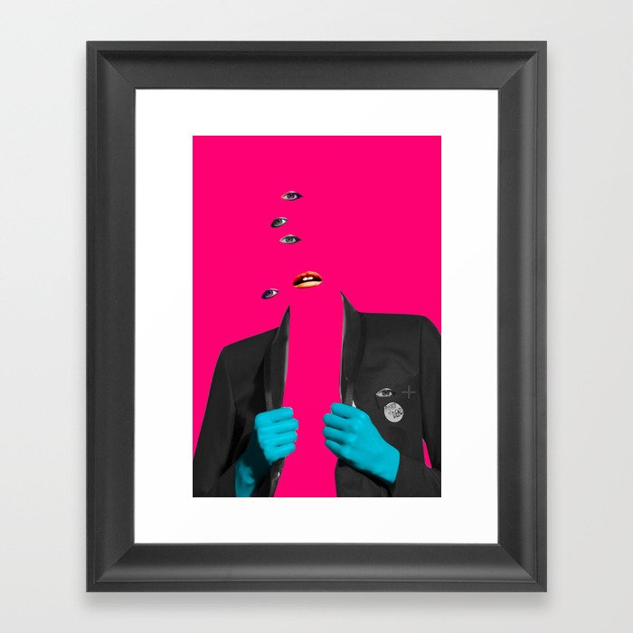 Look into the future Framed Art Print