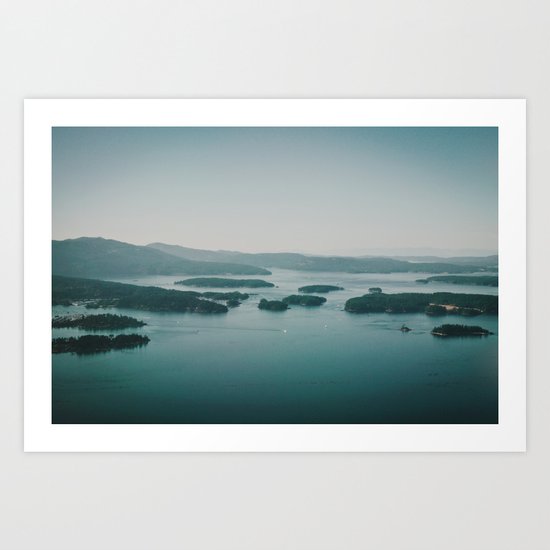 Gulf Islands Art Print