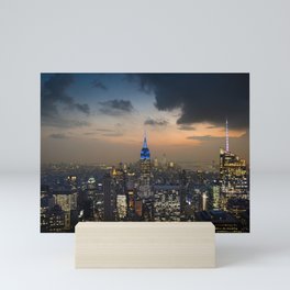 "The City That Never Sleeps: Exploring the Vibrant Culture and Energy of New York" Mini Art Print