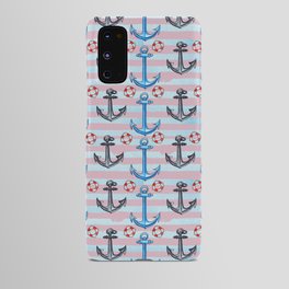 Anchor Life Belt Nautical Pattern Android Case
