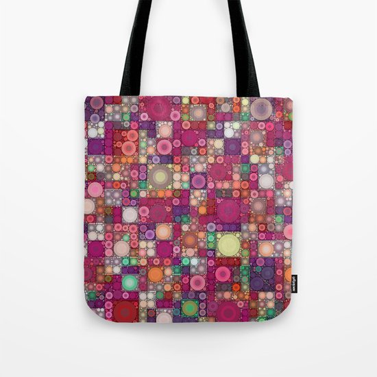 Bubble Quilt Tote Bag