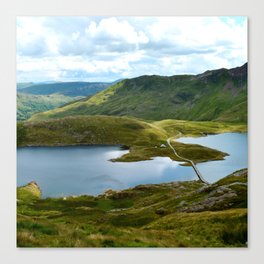 Great Britain Photography - Beautiful National Park In Wales Canvas Print