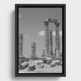 Jordanian Ruin II Framed Canvas