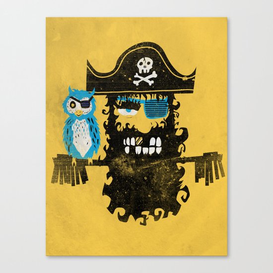 Trendy Pirate Canvas Print