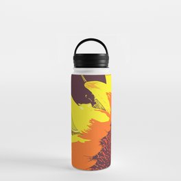 Sunflower - pop art Water Bottle