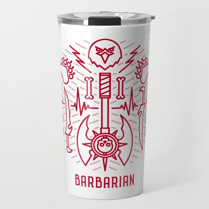 Barbarian Emblem Travel Mug