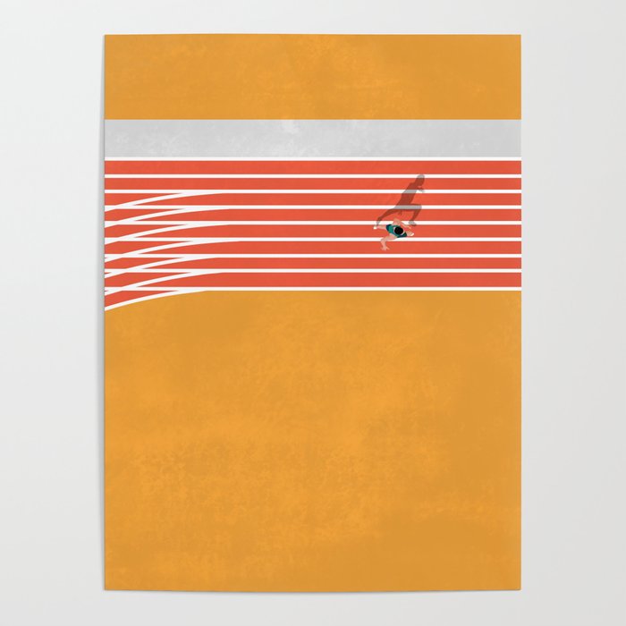 Finish Line Poster by From Above Society6