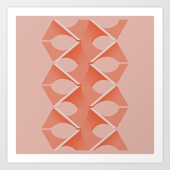 Concrete Vertebrae Art Print