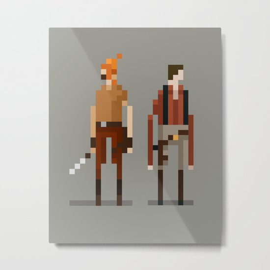Brains and Brawn Metal Print