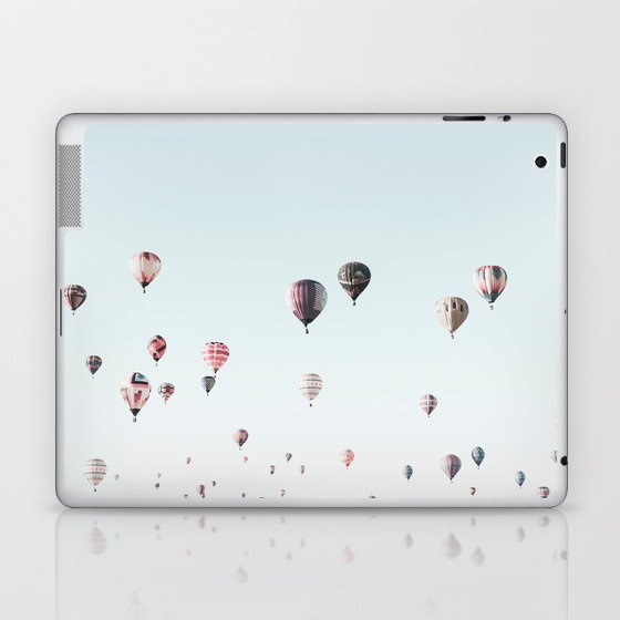 Hot Air Balloons Blue Sky Laptop & iPad Skin