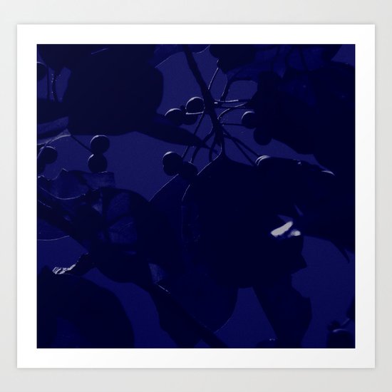 Fall Blue Art Print