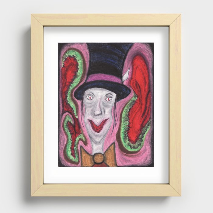 The Mad Hatter Recessed Framed Print