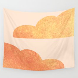 Textured Elemental Clouds Wall Tapestry